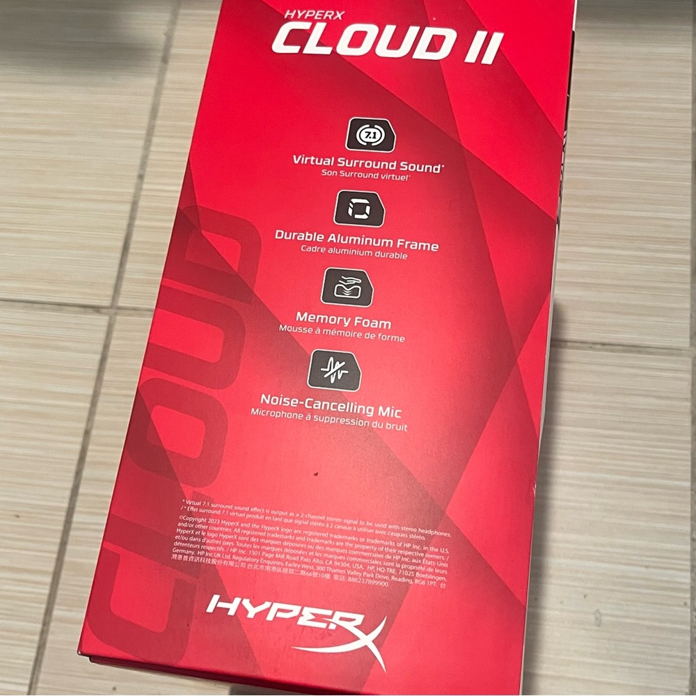 HyperX Cloud II - Gaming Headset, 7.1 Surround Sound PC, PS5, PS4, Xbox - Picture 4 of 4